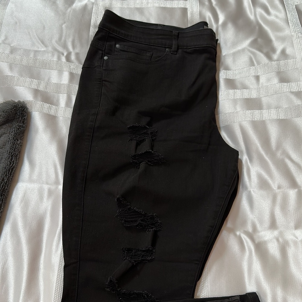Torrid ripped jeans